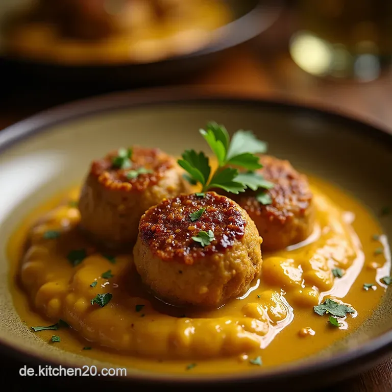 Der Sultan Auf Dem Teller Himmlische Malai Kofta in Cremiger Cashewsauce presentation