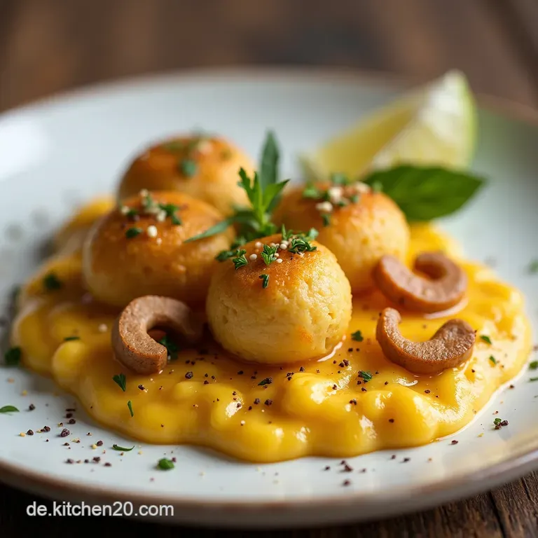 KönigsMalaiKofta Seidige Cashewsauce trifft auf RicottaMandelKlöße