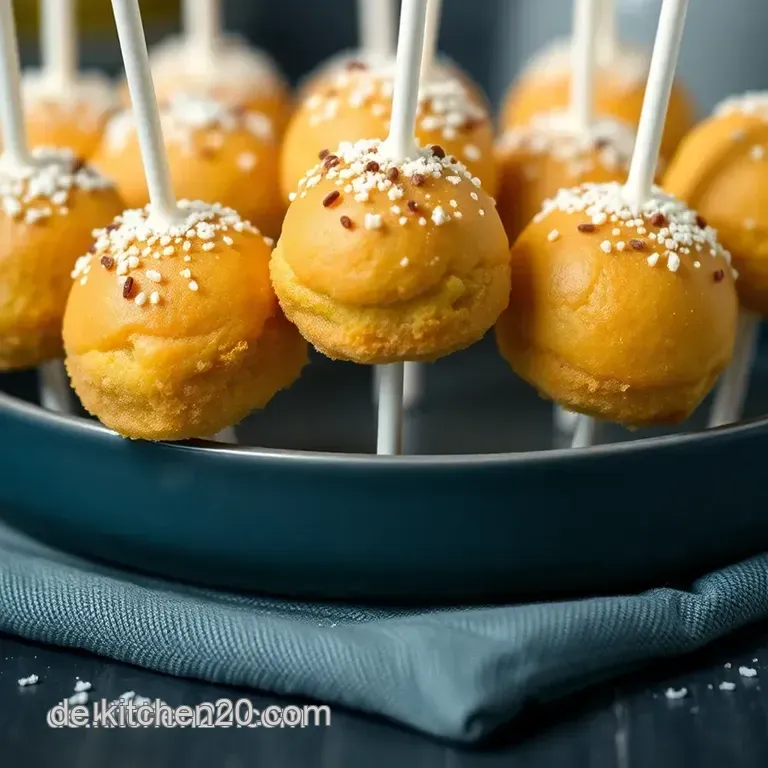 K&ouml;stliche Cake Pops Mit Frischk&auml;se presentation