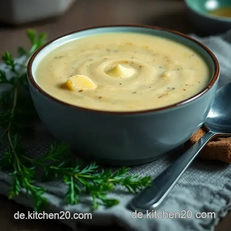Kresse-Schaumsuppe presentation