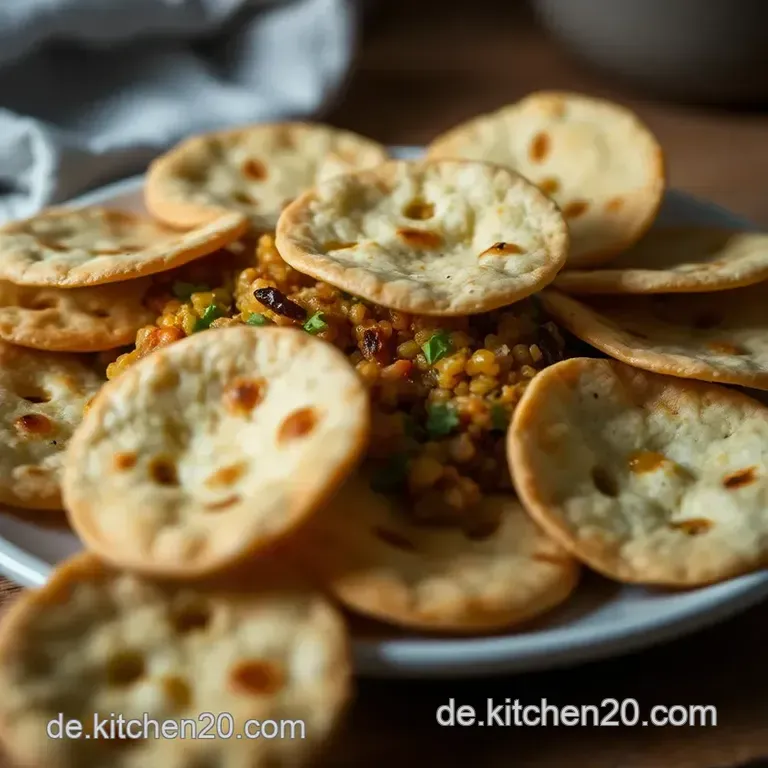 Krosse Papadams &ndash; Indische Knusprigkeit F&uuml;r Jeden Anlass presentation