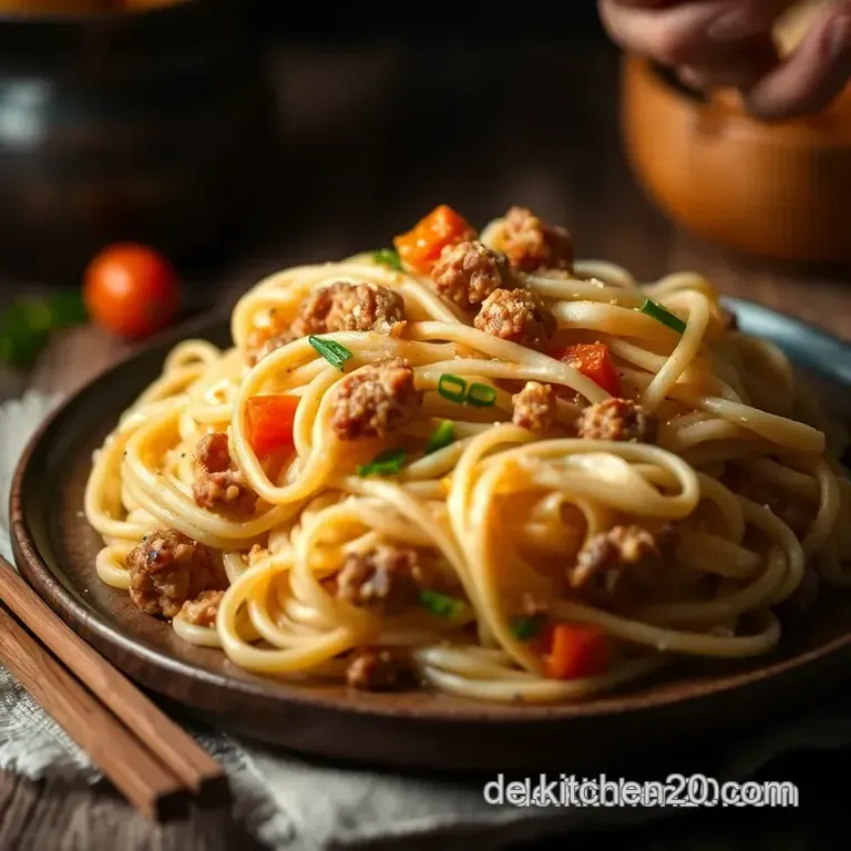 Lagman &ndash; Traditionelle Asiatische Nudeln in W&uuml;rziger Br&uuml;he presentation