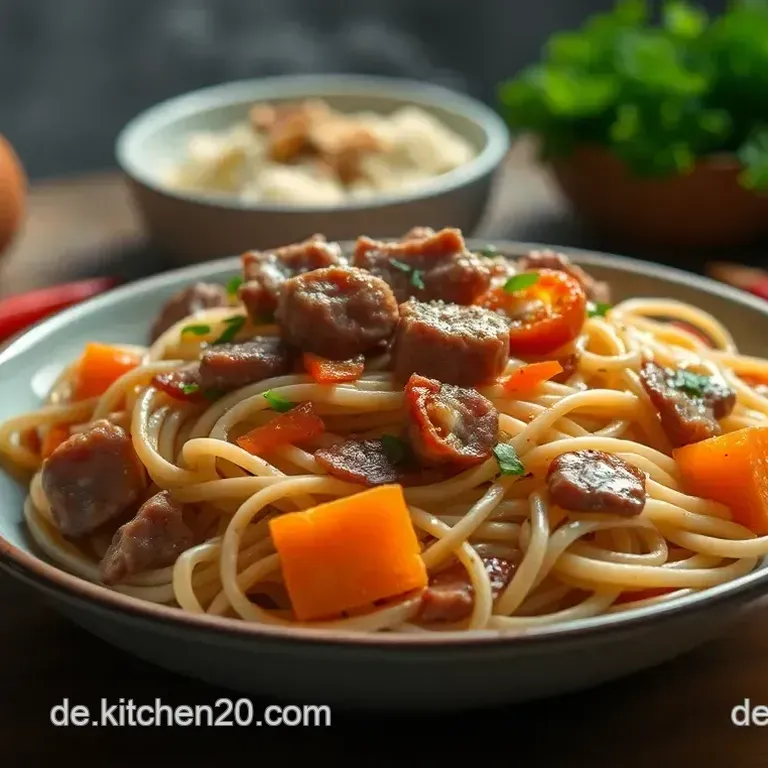 Lagman &ndash; Traditionelle asiatische Nudeln in w&uuml;rziger Br&uuml;he