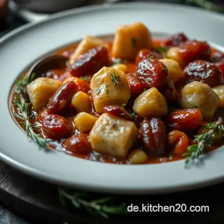 Lammkarree Mit Kr&auml;uterkruste Und Rotweinsauce presentation