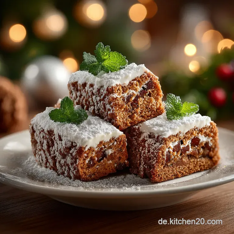 Luftige Weihnachtliche Biskuitrolle mit Lebkuchen und Spek
