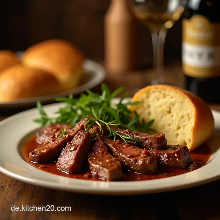 Der Dnertraum F&uuml;r Zuhause Saftiges Gew&uuml;rzfleisch Im Selbstgebackenen Fladenbrot presentation