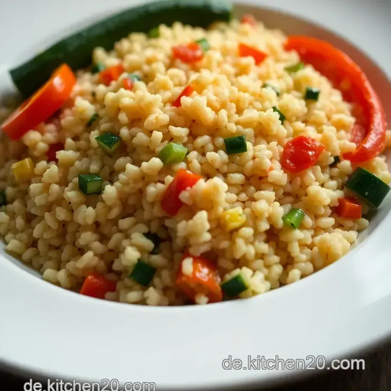 Leichtes Couscous-Gem&uuml;se-Pf&auml;nnchen &ndash; Kalorienarm & Voller Geschmack presentation