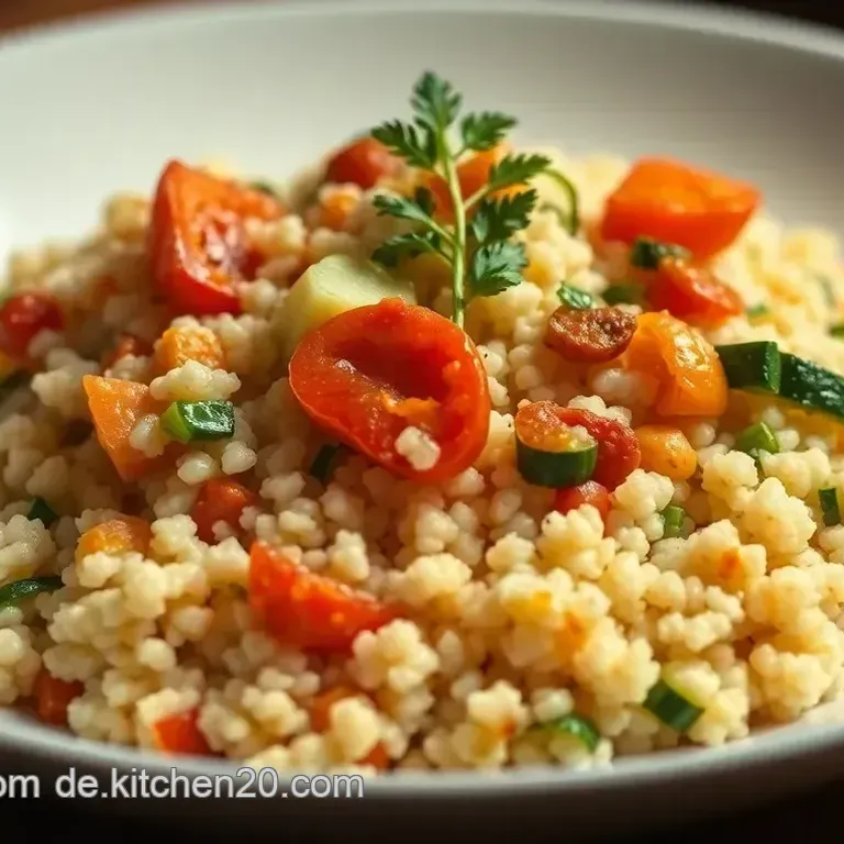 Leichtes Couscous-Gem&uuml;se-Pf&auml;nnchen &ndash; Kalorienarm & Voller Geschmack