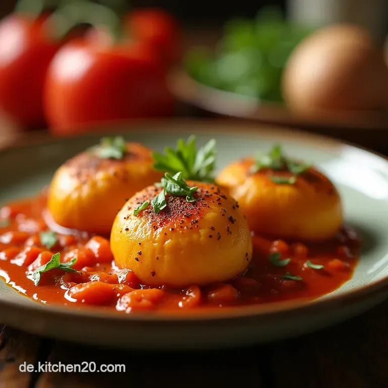 Bunte Spitzpaprikaschiffchen Mit Orientalisch Angehauchter Linsenf&uuml;llung presentation