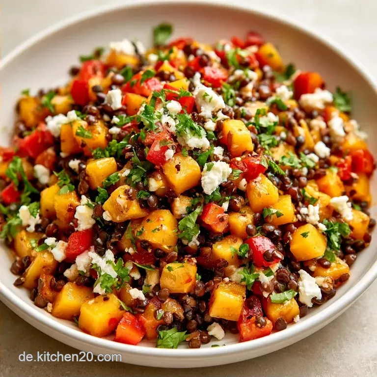 Exotischer Linsensalat Mit Mango