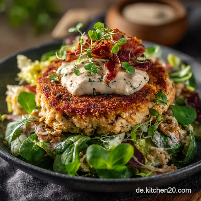 Low Carb Chickenburger Salat Der Fitnessburger Im Sch&uuml;sselstyle presentation