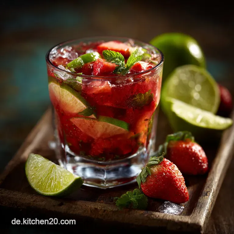 Low Carb Erdbeercaipirinha Zuckerfrei Fruchtig in 5 Minuten Fertig presentation