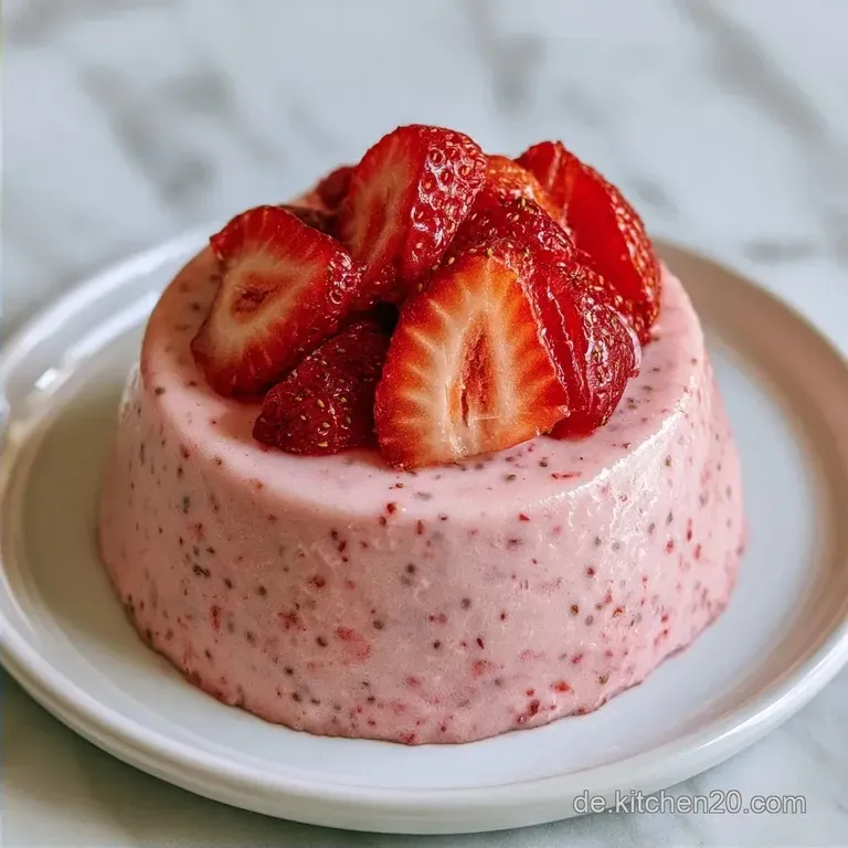 Low Carb Erdbeer Chia Pudding mit Mandelmilch