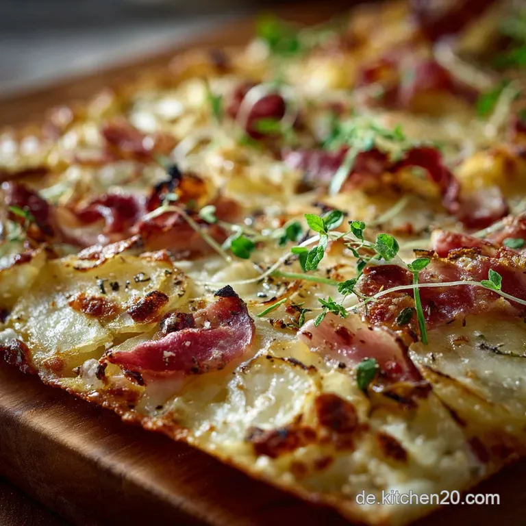 Low Carb Flammkuchen Els&auml;sser Art: Knusprig D&uuml;nn Und Ohne Quark presentation