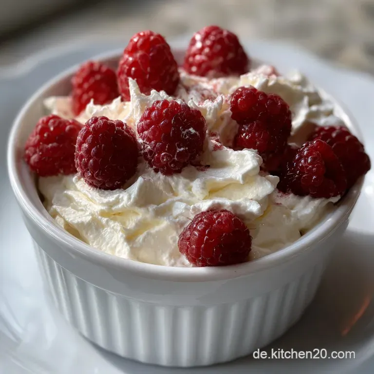 Low Carb Himbeertraum: Luftig-Leichtes Dessert presentation