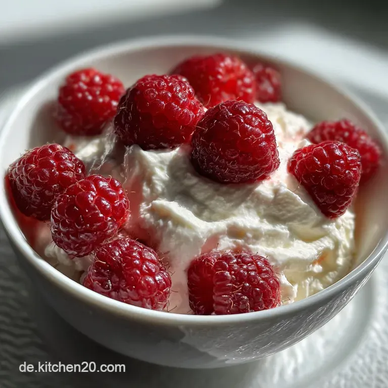 Low Carb HimbeerTraum: Luftig-leichtes Dessert