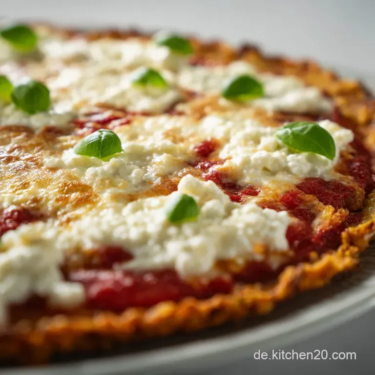 Low Carb Pizza Vom Blech: Quark-Mandel-Traum presentation
