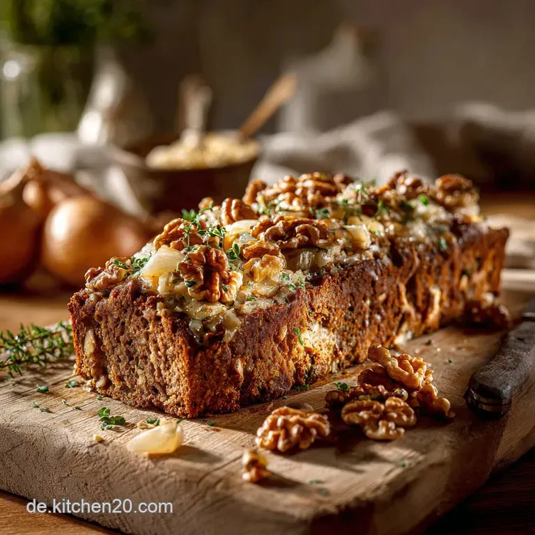 Low Carb Walnussbrot mit Zwiebeln Das herzhafte Zwiebelbrot nach B&auml;cker-Art