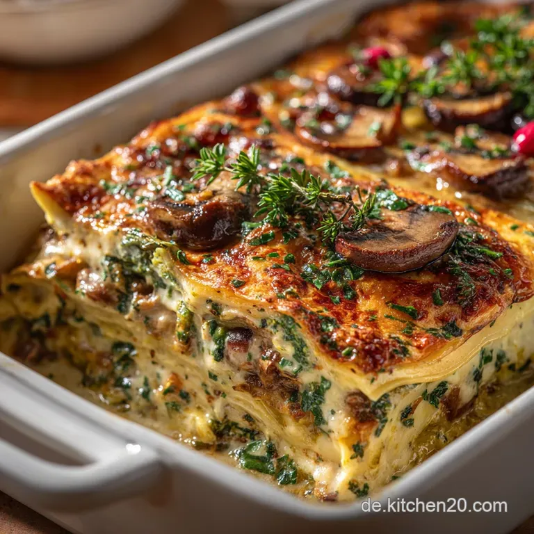 Low Carb Wirsinglasagne Mit Pilzrahmf&uuml;llung: Die Cremigste Lasagne Ohne Nudeln presentation