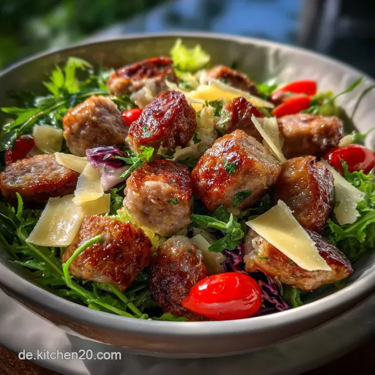 Leckerer Low Carb Wurstsalat Mit K&auml;se: Keto-Gl&uuml;ck presentation