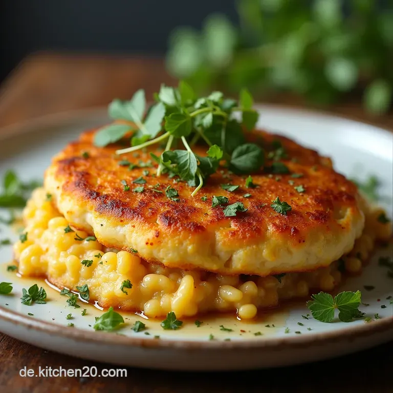 Luftige H&uuml;ttenk&auml;setaler mit Kr&auml;utern Proteinreich und Blitzschnell gebraten