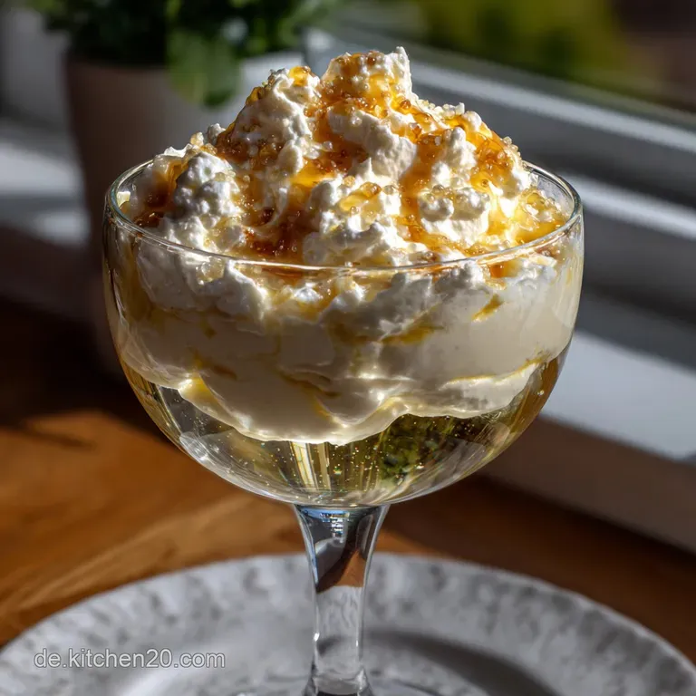 Luxuri&ouml;ses Silvester Dessert im Glas