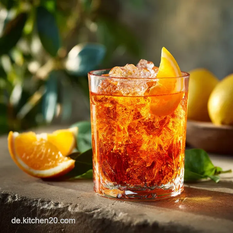Maracuja 43 Spritz Der einfachste tropische Sommer Drink