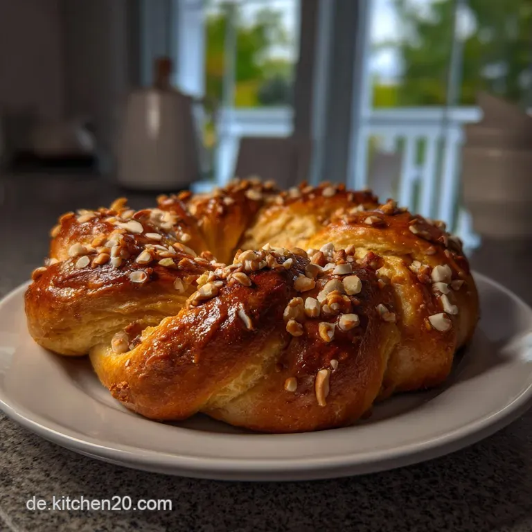 Mega Fluffiger Low Carb Nusszopf Backen presentation