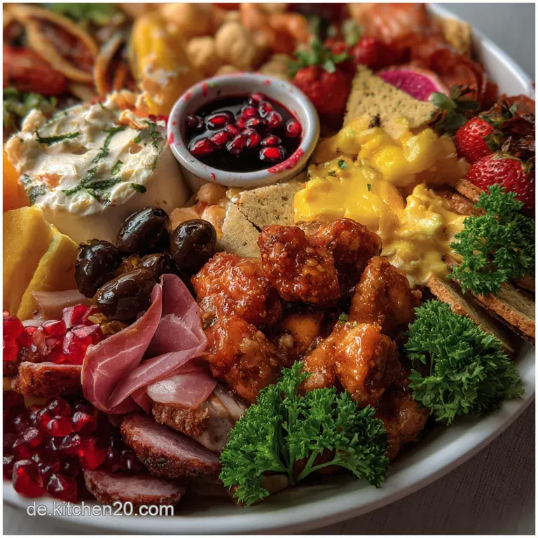 Moderne Silvester Platten f&uuml;r Ihr Buffet