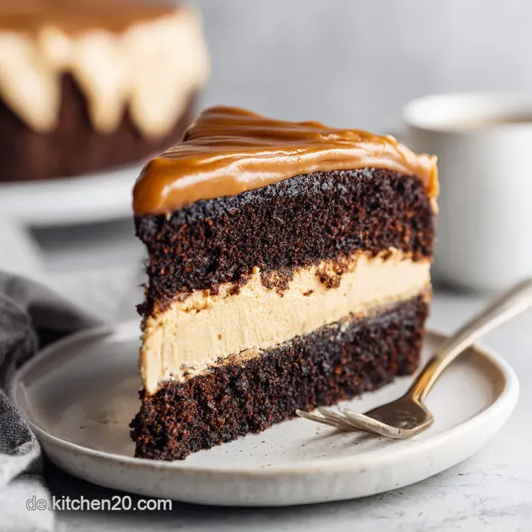 Klassische Mokka Torte mit stabiler Buttercreme