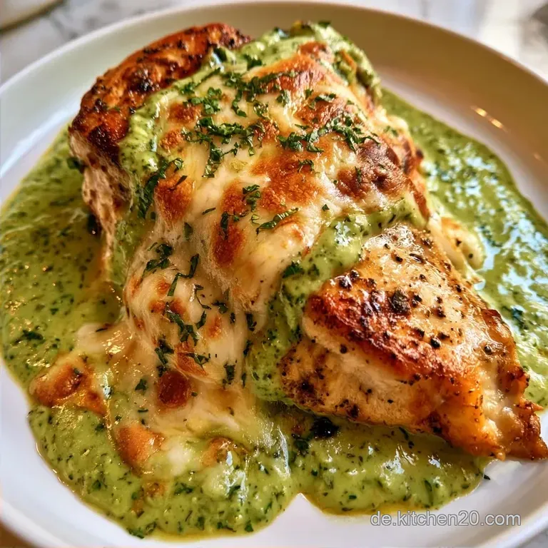 Cremiges Mozzarella-H&auml;hnchen in Basilikumsauce