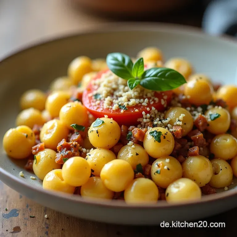 Ofengebackenes Gem&uuml;seGnocchiGl&uuml;ck Knusprige R&ouml;schen Brokkoli mit SalbeiButter