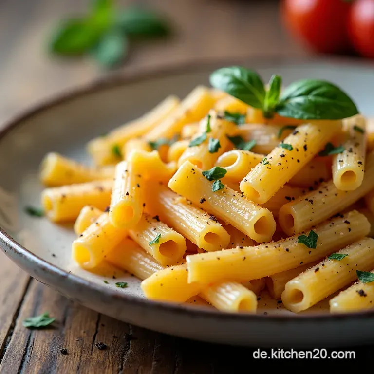 OfenFeta Pasta Deluxe Sonnentomaten und BasilikumKick