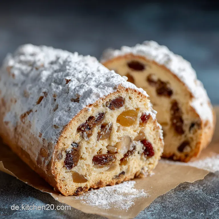 Oma s Moderne Mandel-Marzipan Stollen