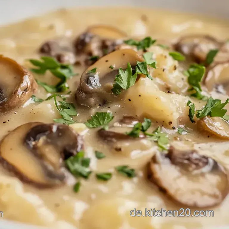Omas Beste Champignon Rahm Soße