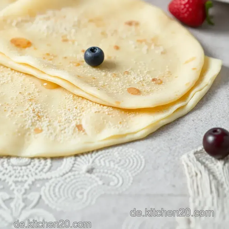 Omas Einfacher Cr&ecirc;peteig presentation