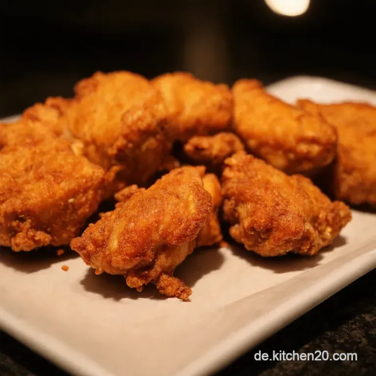 Omas Geheimnis Knuspriges Buttermilch Fried Chicken presentation