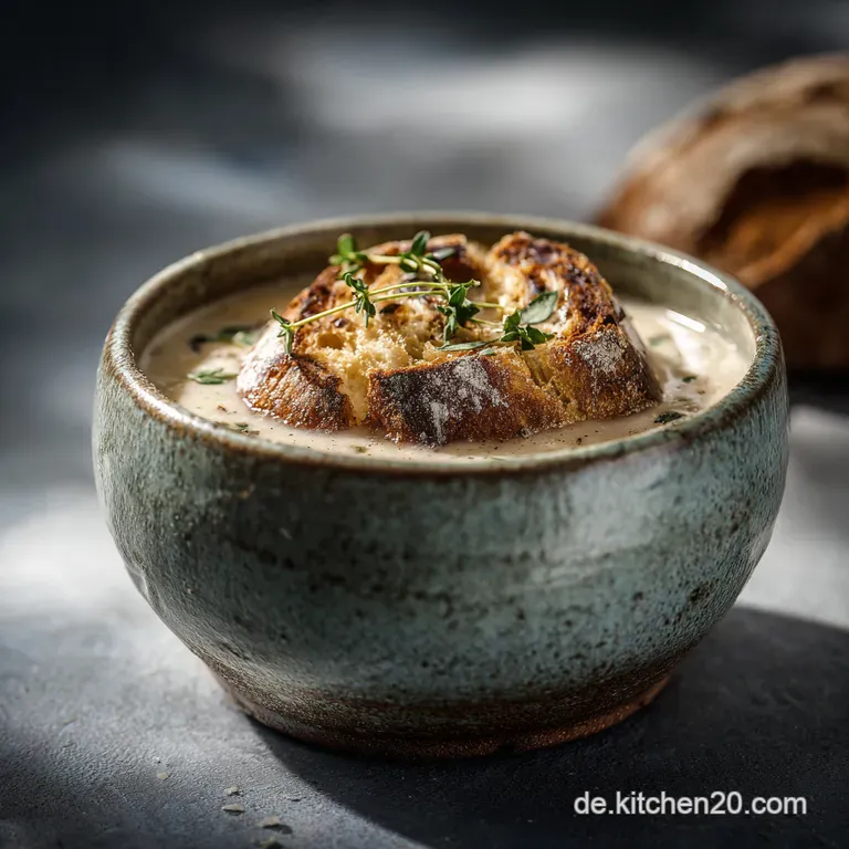 Omas Herzhafte Graupensuppe presentation