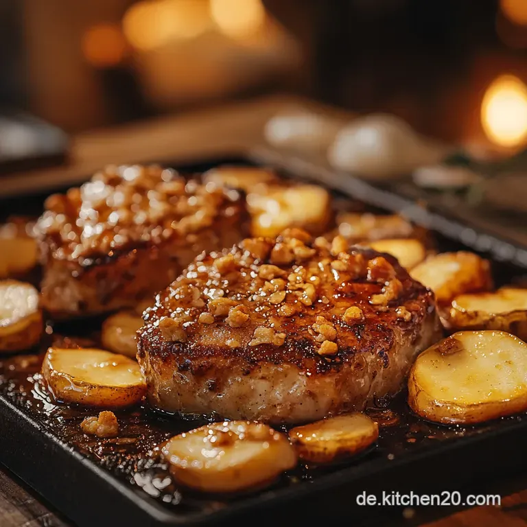 Omas Herzhafter Hackbraten Mit Knusprigen Ofenkartoffeln presentation