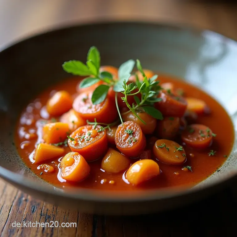 Omas Sonntagsgulasch Zartes Rind in RotweinTr&auml;umerei