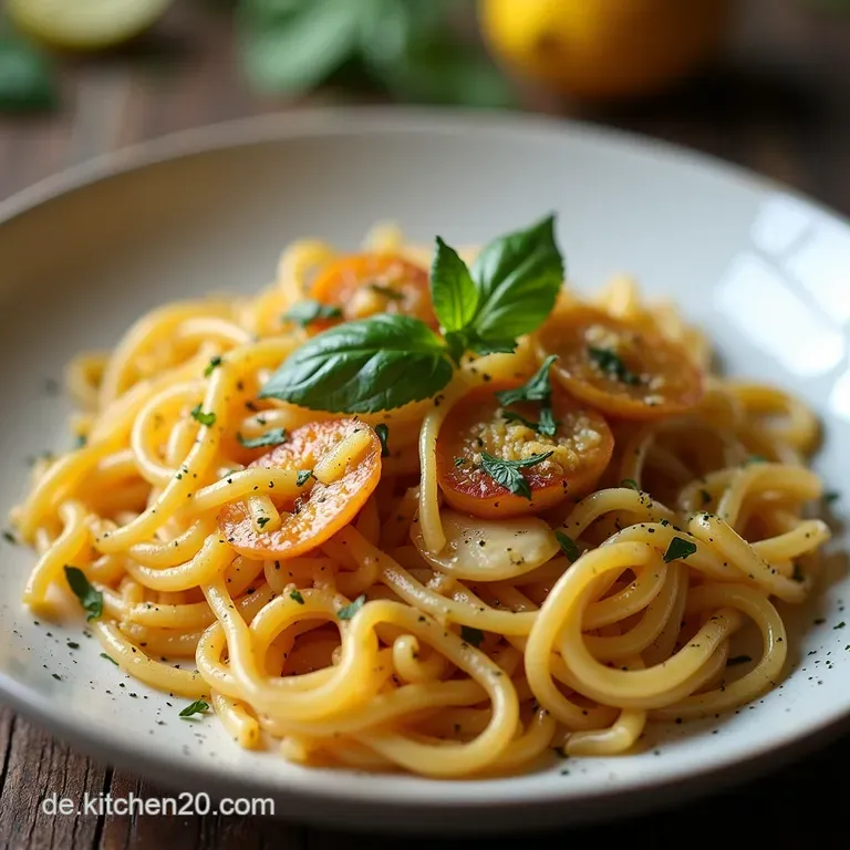 Cremige OnePotOrzoPasta mit Hähnchen Abendessen Schnell Der KüchenExpress Cremige OnePotOrzo mit sonnigem ZitronenKräuterHähnchen