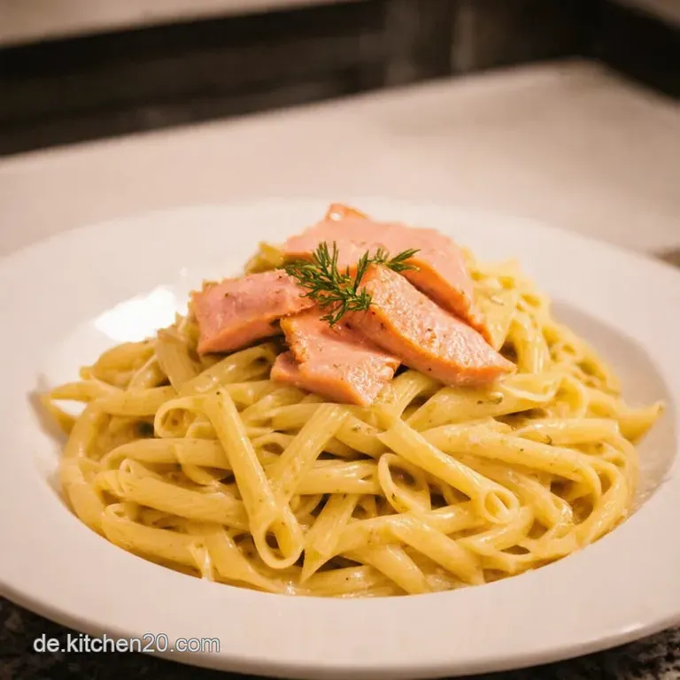 Onepot Lachspasta Blitzschnell Cremig presentation