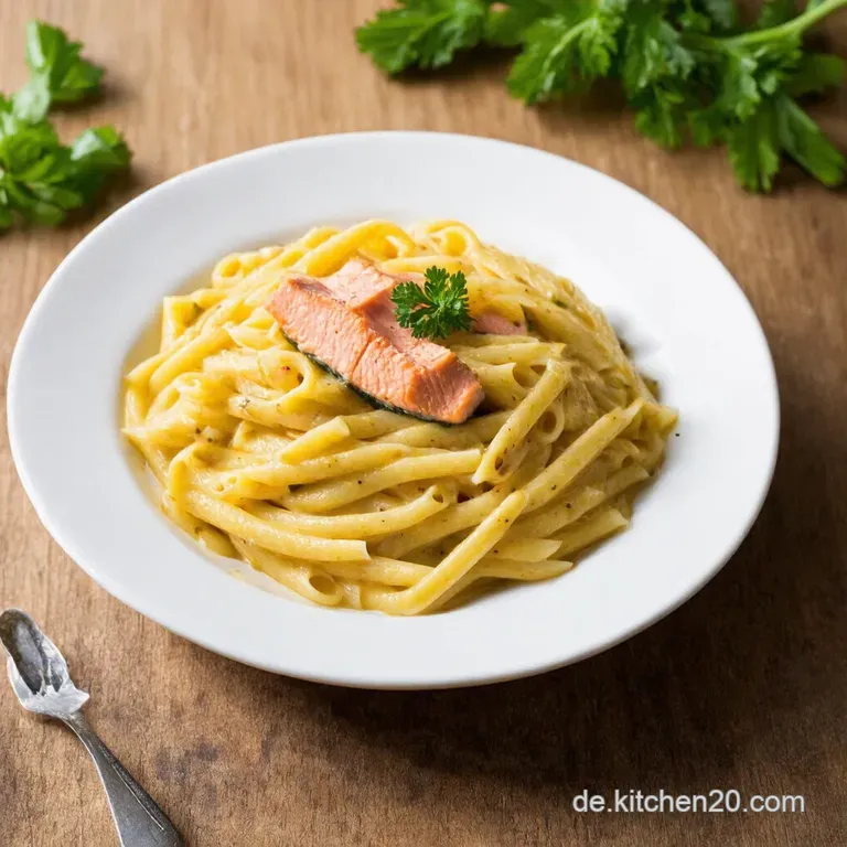 BlitzPasta mit Lachs So cremig so schnell OnePot LachsPasta Blitzschnell Cremig