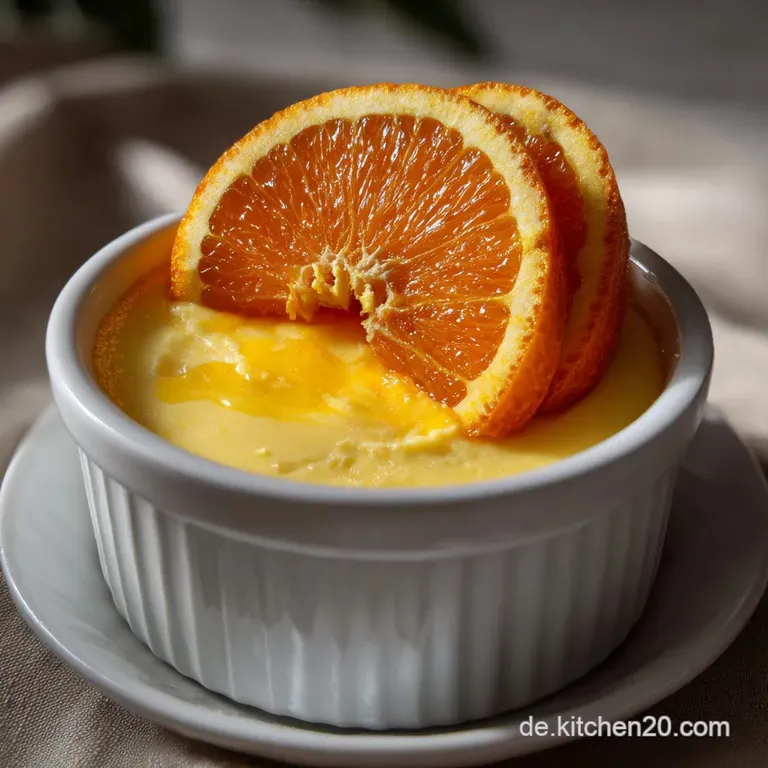 Rezept: Cremige Orangencreme im Glas