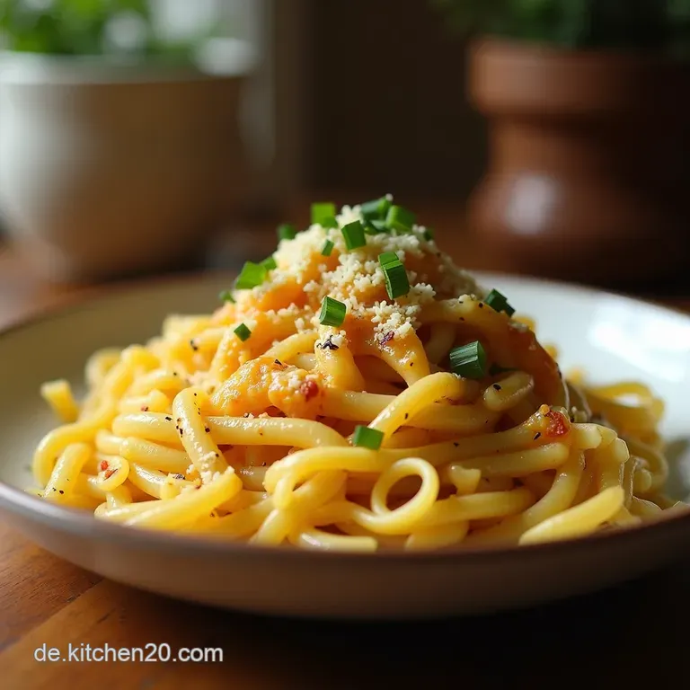 K&auml;skn&ouml;pfle Reloaded Proteinpasta Mit Cremigem H&uuml;ttenk&auml;sespinattopping presentation