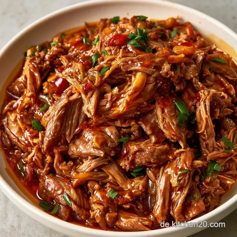Saftiges Pulled Rindfleisch im Dutch Oven
