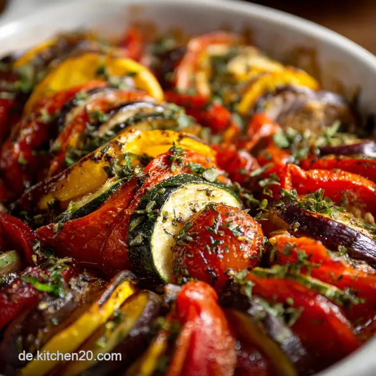 Ratatouille Aus Dem Ofen: Die Provenzalische Delikatesse Elegant Geschichtet presentation