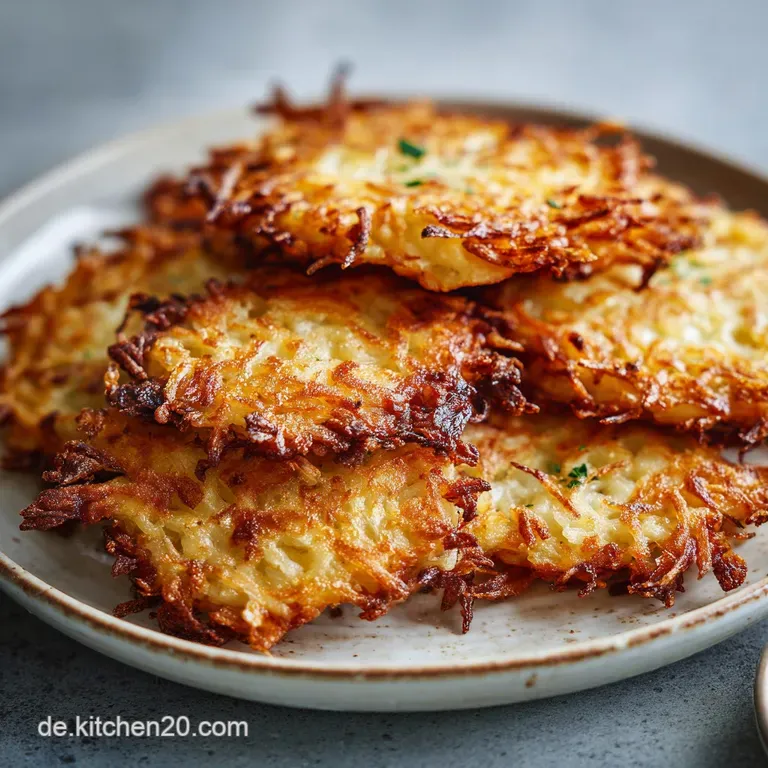 Reibekuchen im Backofen: Knusprig und Gesund