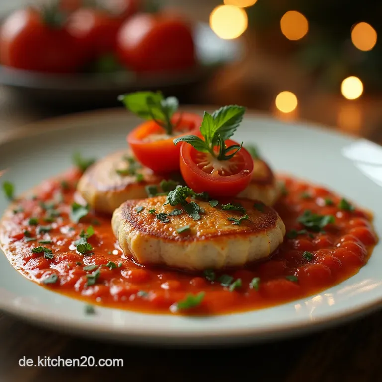 Edle Medaillons Vom Rinderfilet Mit Knuspriger Specktomatenhaube presentation