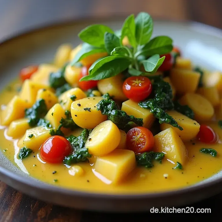 Deftig trifft Exotisch Unser Cremiges RosenkohlCurry mit Wurzelgem&uuml;se Fr&uuml;hlingskick